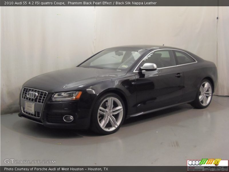Phantom Black Pearl Effect / Black Silk Nappa Leather 2010 Audi S5 4.2 FSI quattro Coupe