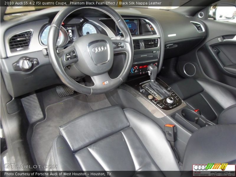 Phantom Black Pearl Effect / Black Silk Nappa Leather 2010 Audi S5 4.2 FSI quattro Coupe