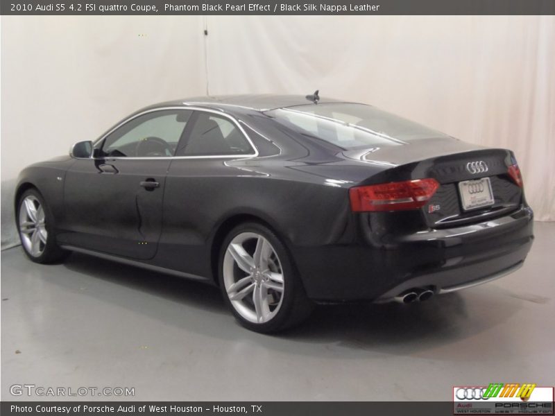 Phantom Black Pearl Effect / Black Silk Nappa Leather 2010 Audi S5 4.2 FSI quattro Coupe