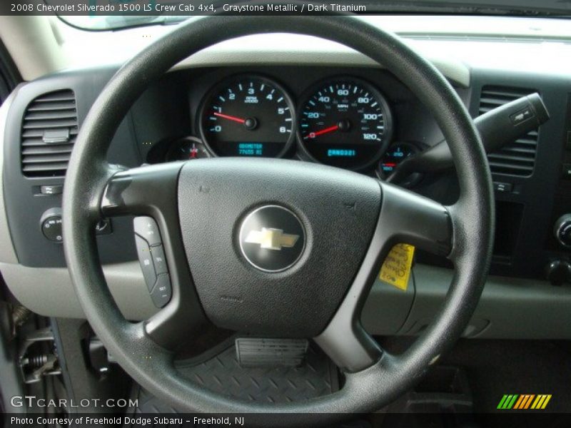 Graystone Metallic / Dark Titanium 2008 Chevrolet Silverado 1500 LS Crew Cab 4x4