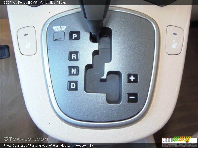 Velvet Blue / Beige 2007 Kia Rondo EX V6