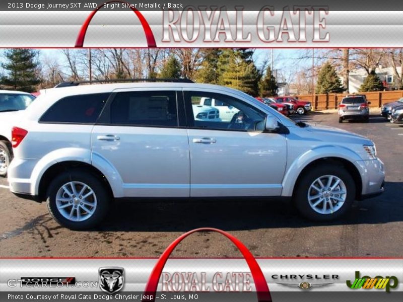 Bright Silver Metallic / Black 2013 Dodge Journey SXT AWD