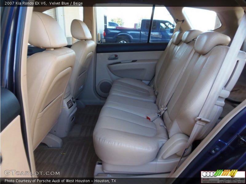 Velvet Blue / Beige 2007 Kia Rondo EX V6
