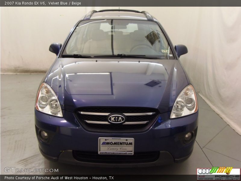 Velvet Blue / Beige 2007 Kia Rondo EX V6