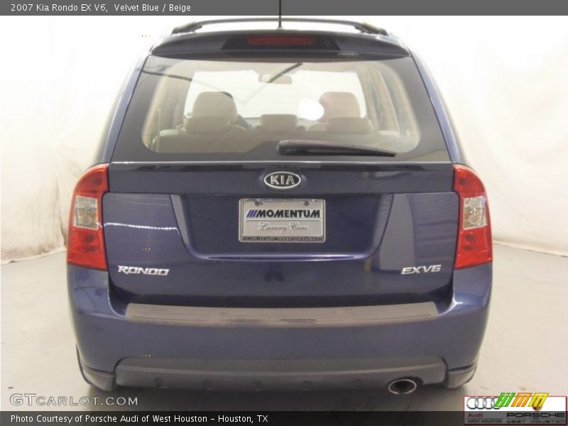 Velvet Blue / Beige 2007 Kia Rondo EX V6