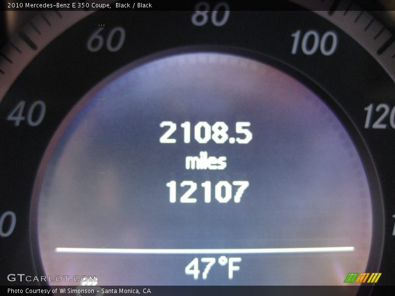Black / Black 2010 Mercedes-Benz E 350 Coupe
