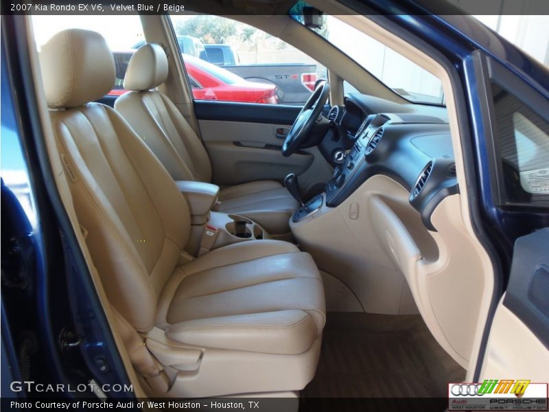 Velvet Blue / Beige 2007 Kia Rondo EX V6