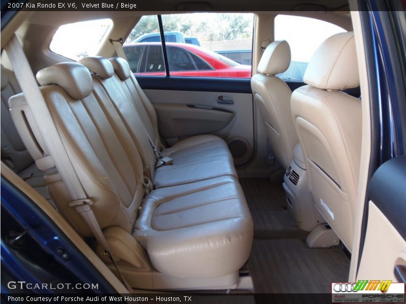 Velvet Blue / Beige 2007 Kia Rondo EX V6