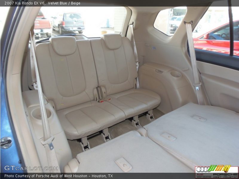Velvet Blue / Beige 2007 Kia Rondo EX V6