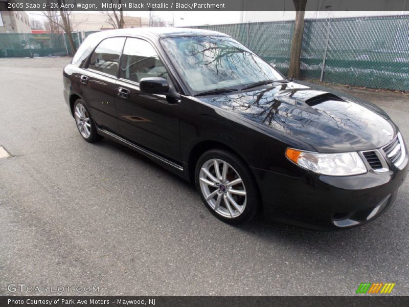 Midnight Black Metallic / Black/Parchment 2005 Saab 9-2X Aero Wagon