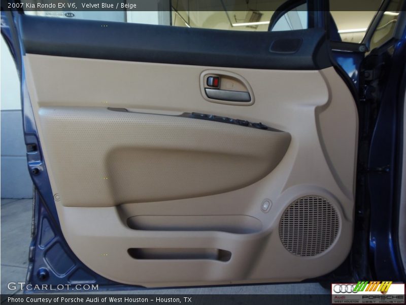 Velvet Blue / Beige 2007 Kia Rondo EX V6