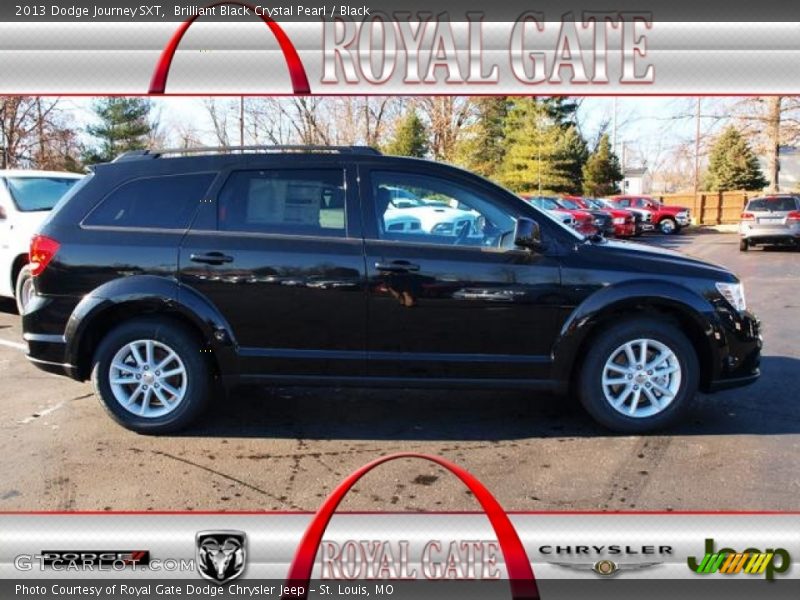 Brilliant Black Crystal Pearl / Black 2013 Dodge Journey SXT