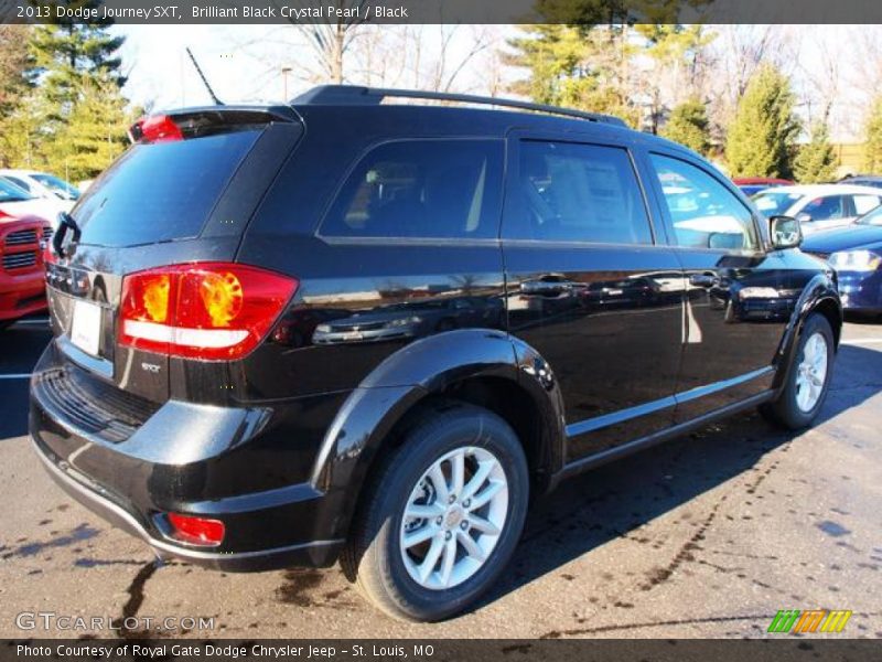 Brilliant Black Crystal Pearl / Black 2013 Dodge Journey SXT