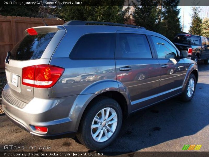 Storm Gray Pearl / Black 2013 Dodge Journey SXT