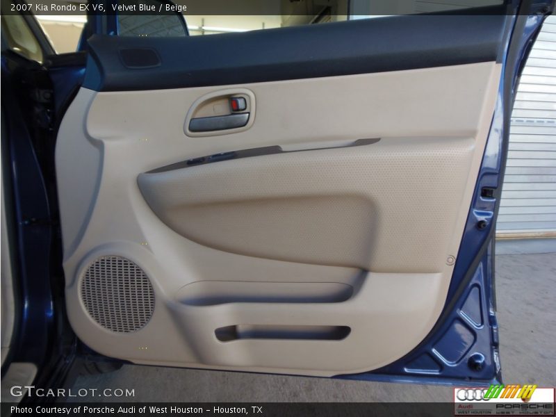 Velvet Blue / Beige 2007 Kia Rondo EX V6
