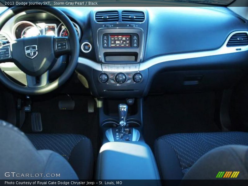 Storm Gray Pearl / Black 2013 Dodge Journey SXT