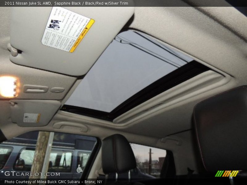 Sapphire Black / Black/Red w/Silver Trim 2011 Nissan Juke SL AWD