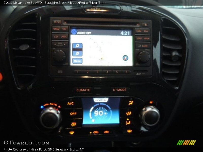 Sapphire Black / Black/Red w/Silver Trim 2011 Nissan Juke SL AWD