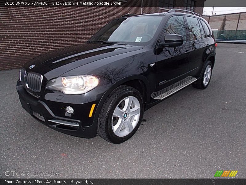 Black Sapphire Metallic / Saddle Brown 2010 BMW X5 xDrive30i