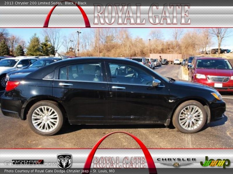 Black / Black 2013 Chrysler 200 Limited Sedan