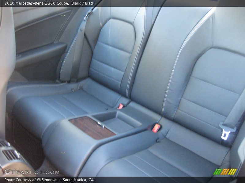 Black / Black 2010 Mercedes-Benz E 350 Coupe
