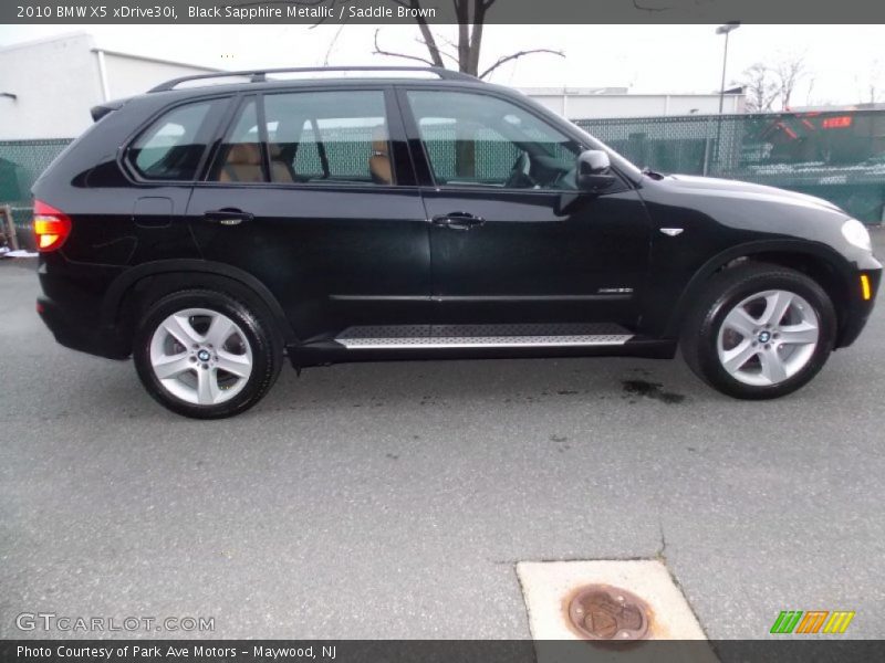 Black Sapphire Metallic / Saddle Brown 2010 BMW X5 xDrive30i