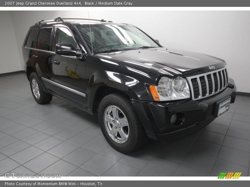 Black / Medium Slate Gray 2007 Jeep Grand Cherokee Overland 4x4