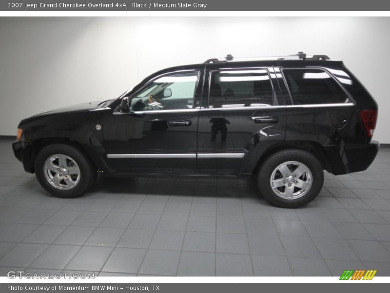 Black / Medium Slate Gray 2007 Jeep Grand Cherokee Overland 4x4