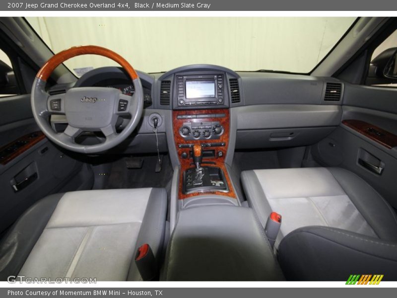 Black / Medium Slate Gray 2007 Jeep Grand Cherokee Overland 4x4