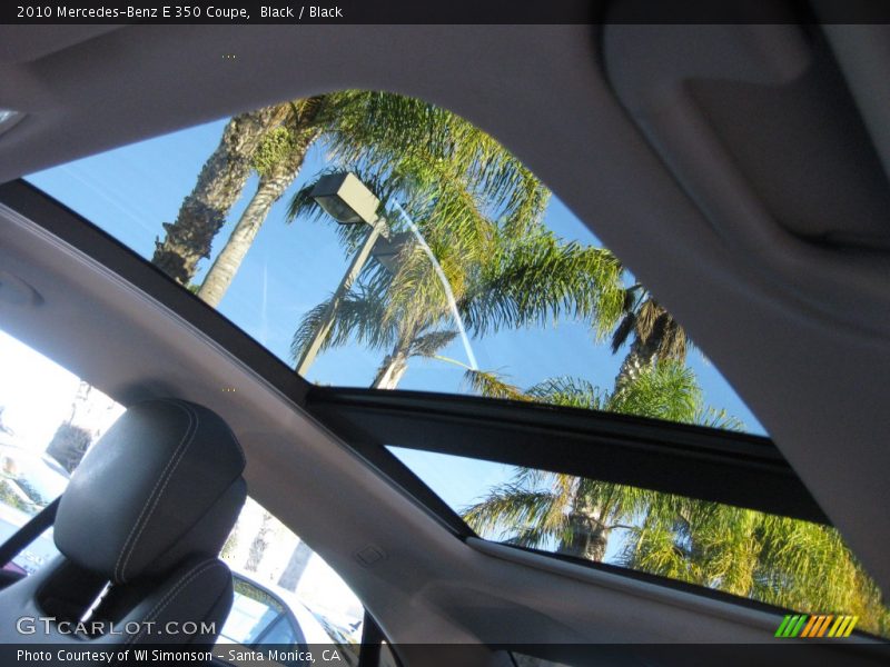Black / Black 2010 Mercedes-Benz E 350 Coupe