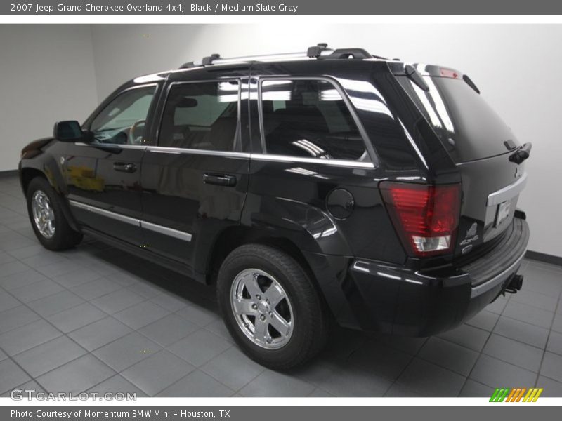 Black / Medium Slate Gray 2007 Jeep Grand Cherokee Overland 4x4