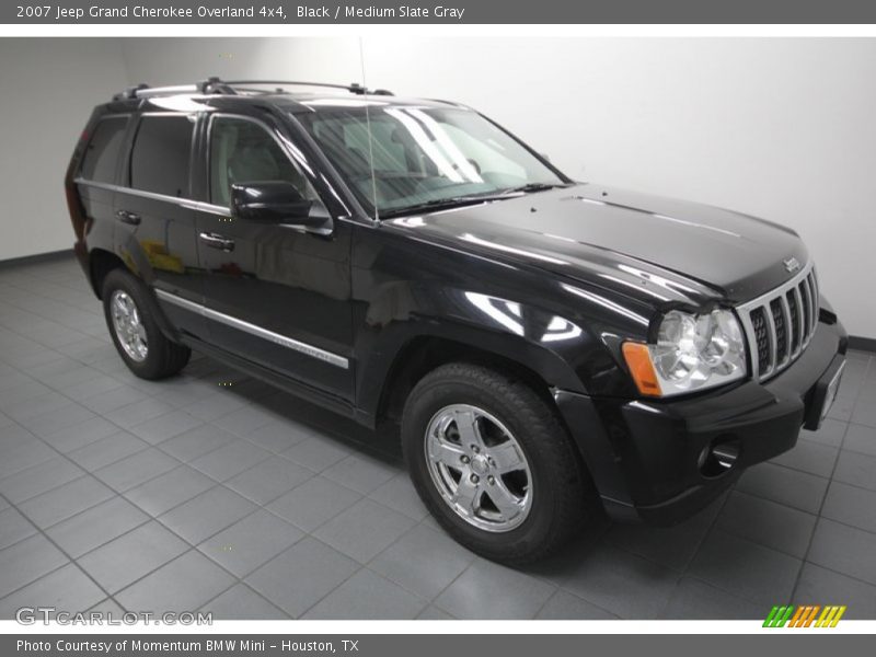 Black / Medium Slate Gray 2007 Jeep Grand Cherokee Overland 4x4
