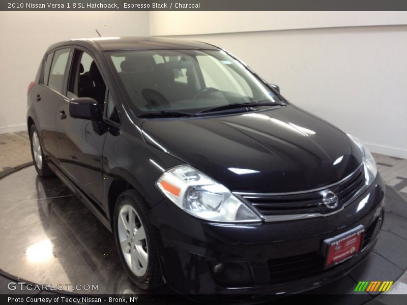 Espresso Black / Charcoal 2010 Nissan Versa 1.8 SL Hatchback