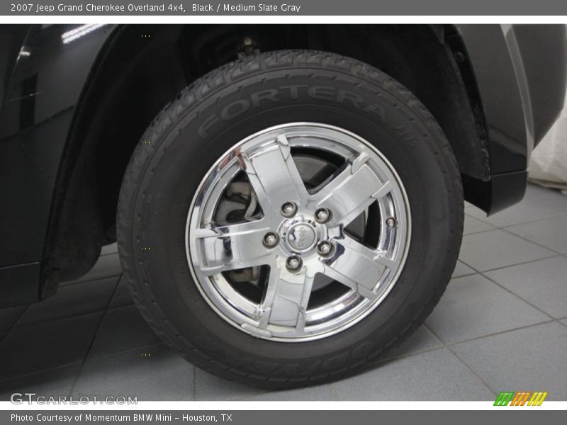 Black / Medium Slate Gray 2007 Jeep Grand Cherokee Overland 4x4