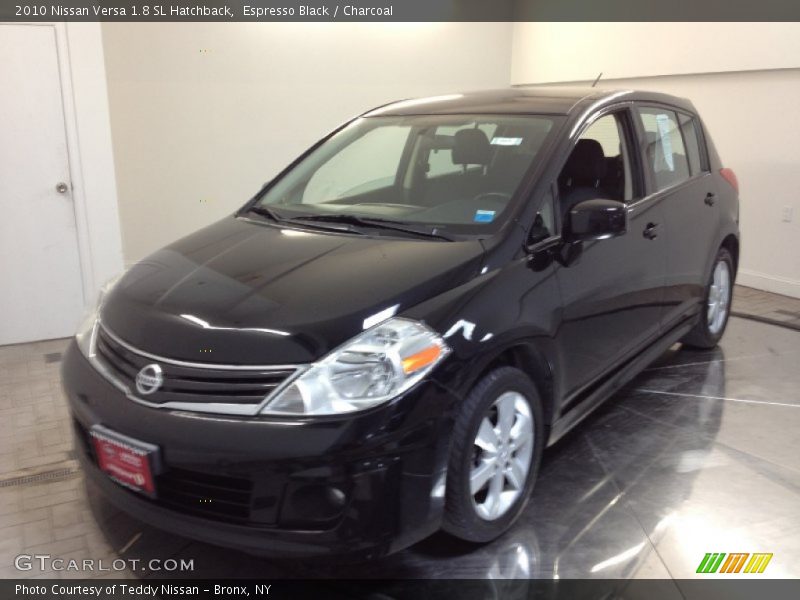 Espresso Black / Charcoal 2010 Nissan Versa 1.8 SL Hatchback
