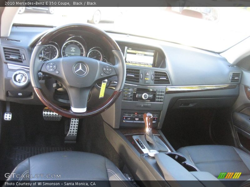 Black / Black 2010 Mercedes-Benz E 350 Coupe