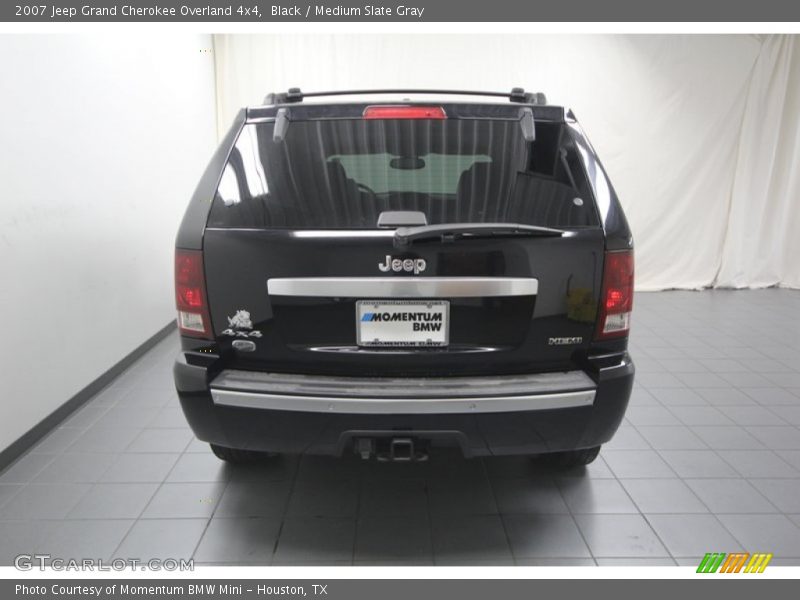 Black / Medium Slate Gray 2007 Jeep Grand Cherokee Overland 4x4