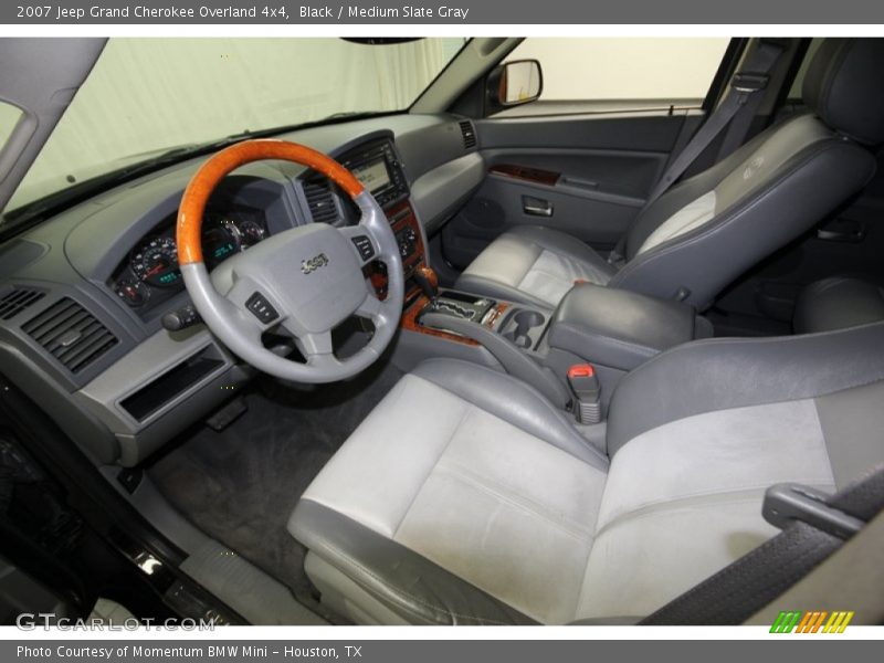 Black / Medium Slate Gray 2007 Jeep Grand Cherokee Overland 4x4