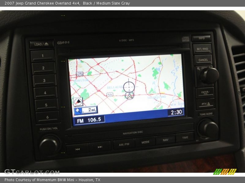 Black / Medium Slate Gray 2007 Jeep Grand Cherokee Overland 4x4