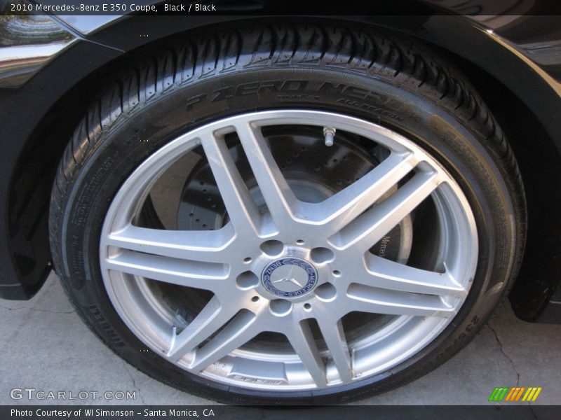 Black / Black 2010 Mercedes-Benz E 350 Coupe