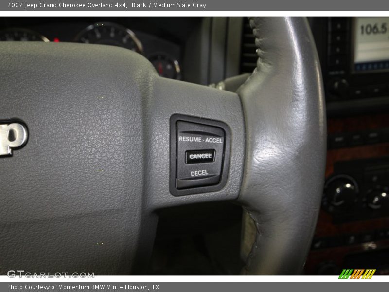 Black / Medium Slate Gray 2007 Jeep Grand Cherokee Overland 4x4