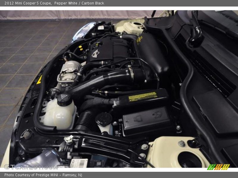 Pepper White / Carbon Black 2012 Mini Cooper S Coupe