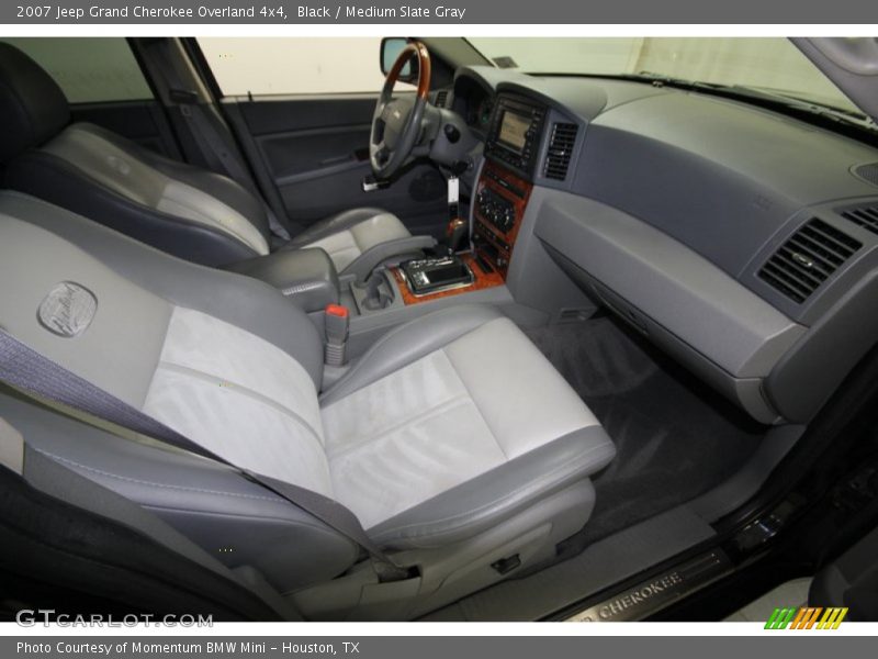 Black / Medium Slate Gray 2007 Jeep Grand Cherokee Overland 4x4