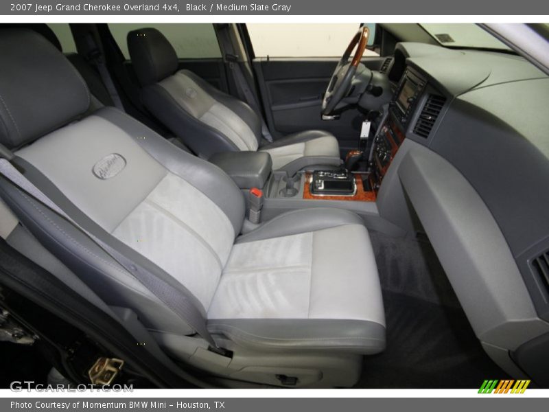 Black / Medium Slate Gray 2007 Jeep Grand Cherokee Overland 4x4