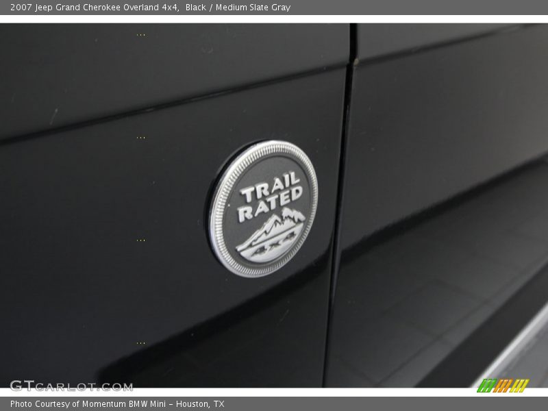 Black / Medium Slate Gray 2007 Jeep Grand Cherokee Overland 4x4