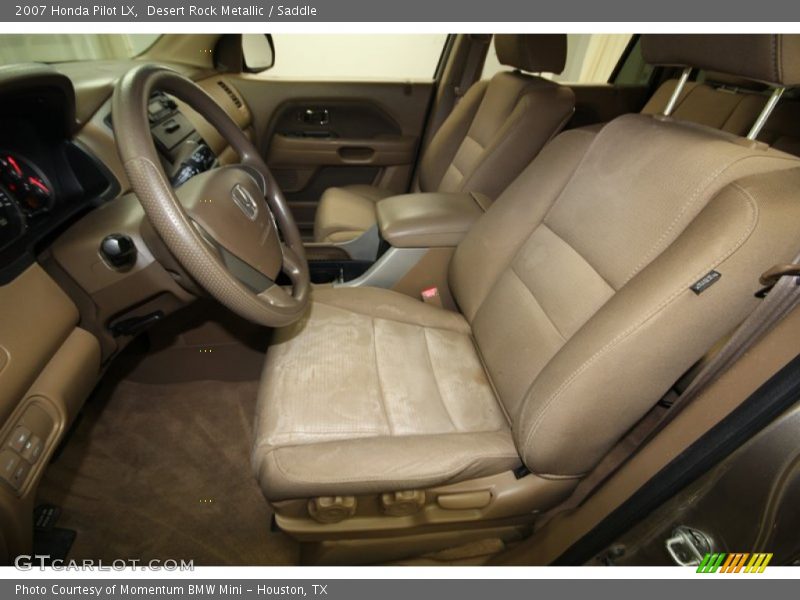 Desert Rock Metallic / Saddle 2007 Honda Pilot LX