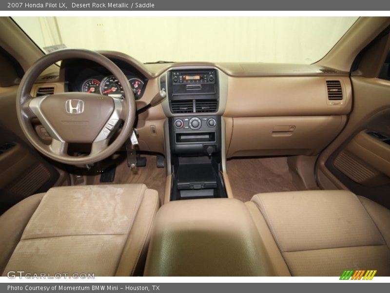 Desert Rock Metallic / Saddle 2007 Honda Pilot LX