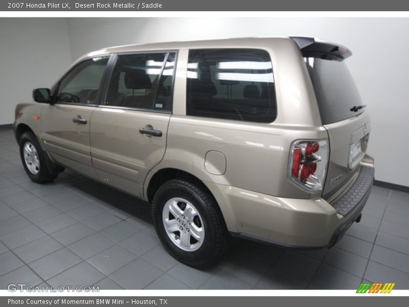 Desert Rock Metallic / Saddle 2007 Honda Pilot LX
