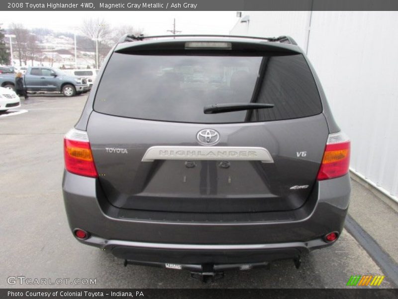 Magnetic Gray Metallic / Ash Gray 2008 Toyota Highlander 4WD