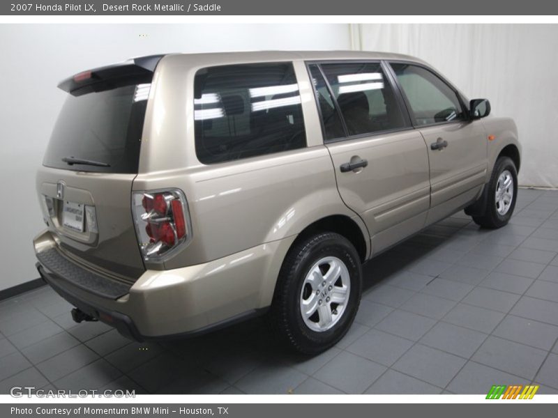 Desert Rock Metallic / Saddle 2007 Honda Pilot LX